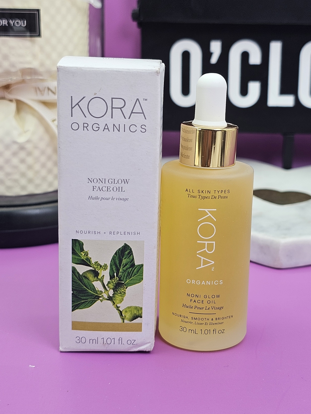 KORA Organics Noni Glow Face Oil — Nourishing Yellow Facial Oil